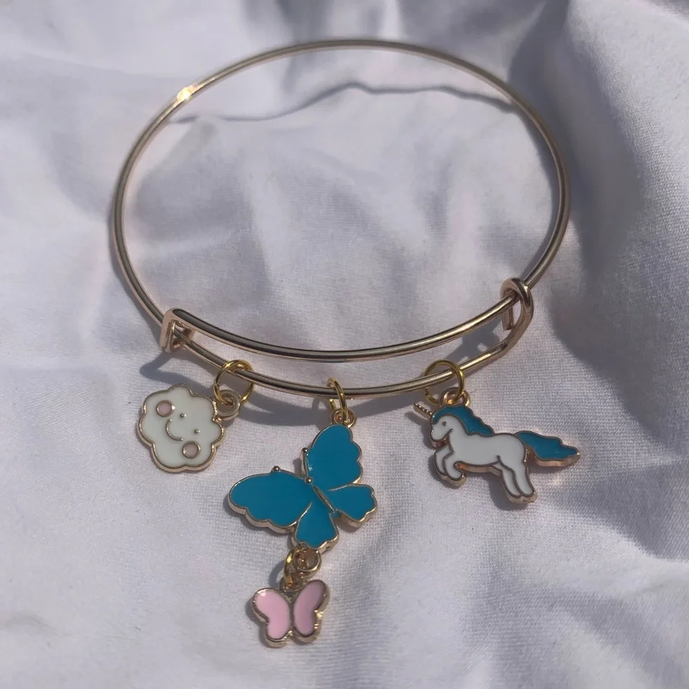 Brand New! Handmade! Adjustable Charm Bracelet - Picture 3 of 7